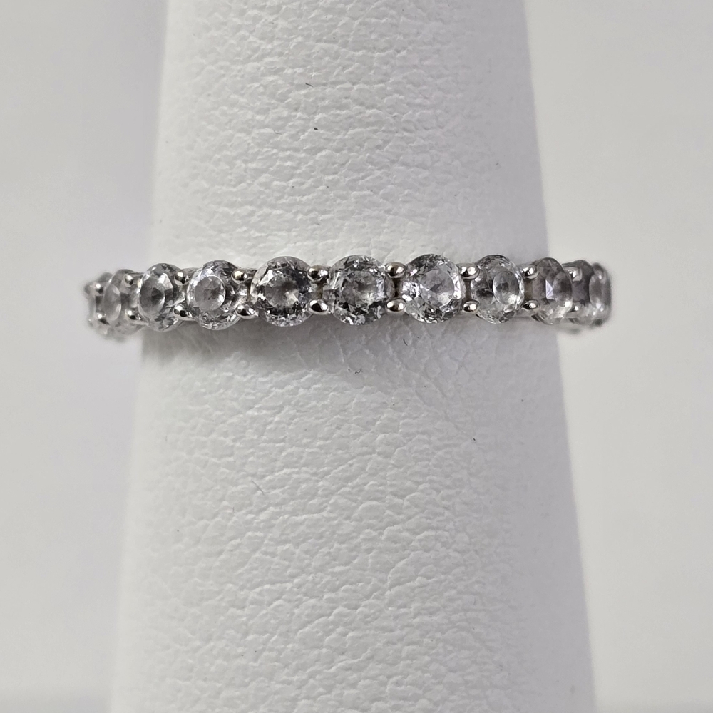 14K Gold White Gold Channel Set Ring